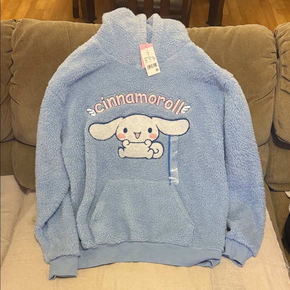 Sanrio Sweaters - Sanrio Cinnamoroll Blue Sweater